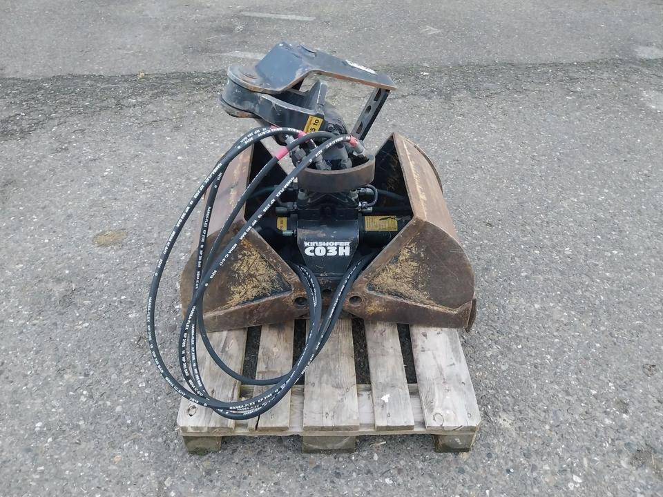 Schalengreifer Kinshofer 45 MS 03 Greifer Bagger Minibagger - Clamshell bucket: picture 1 Schalengreifer Kinshofer 45 MS 03 Greifer Bagger Minibagger - Clamshell bucket: picture 1