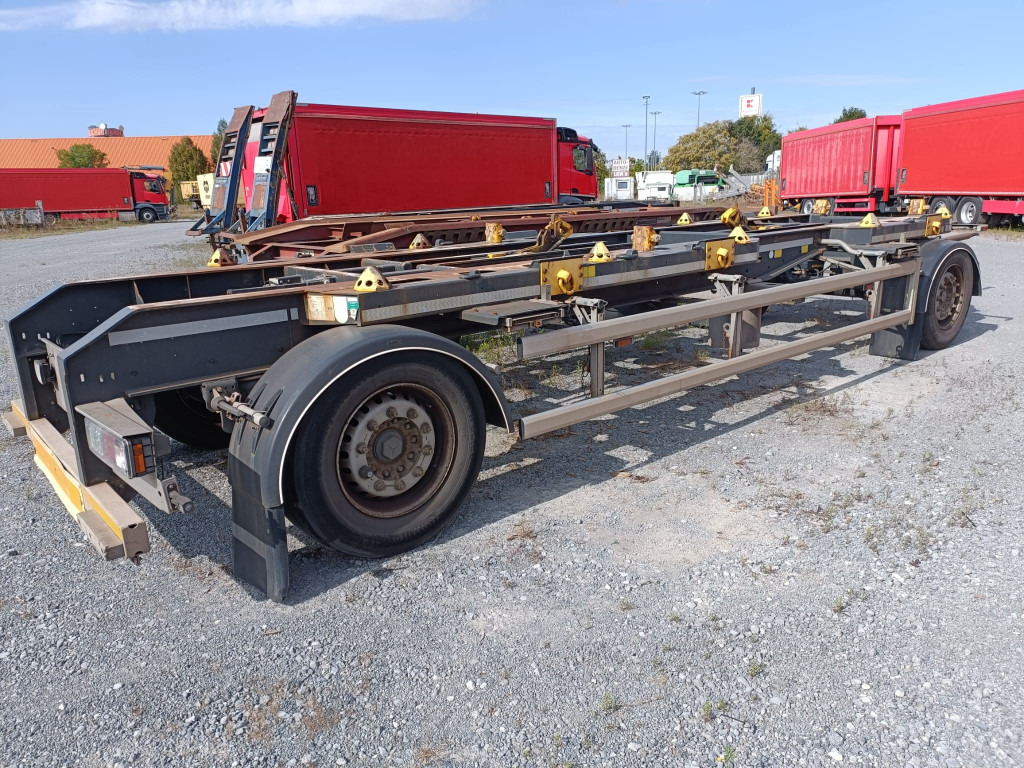 HUEFFERMANN Anhänger für Absetzmulden HMA 18.76 LS Containeranhänger - Container transporter/ Swap body trailer: picture 1 HUEFFERMANN Anhänger für Absetzmulden HMA 18.76 LS Containeranhänger - Container transporter/ Swap body trailer: picture 1