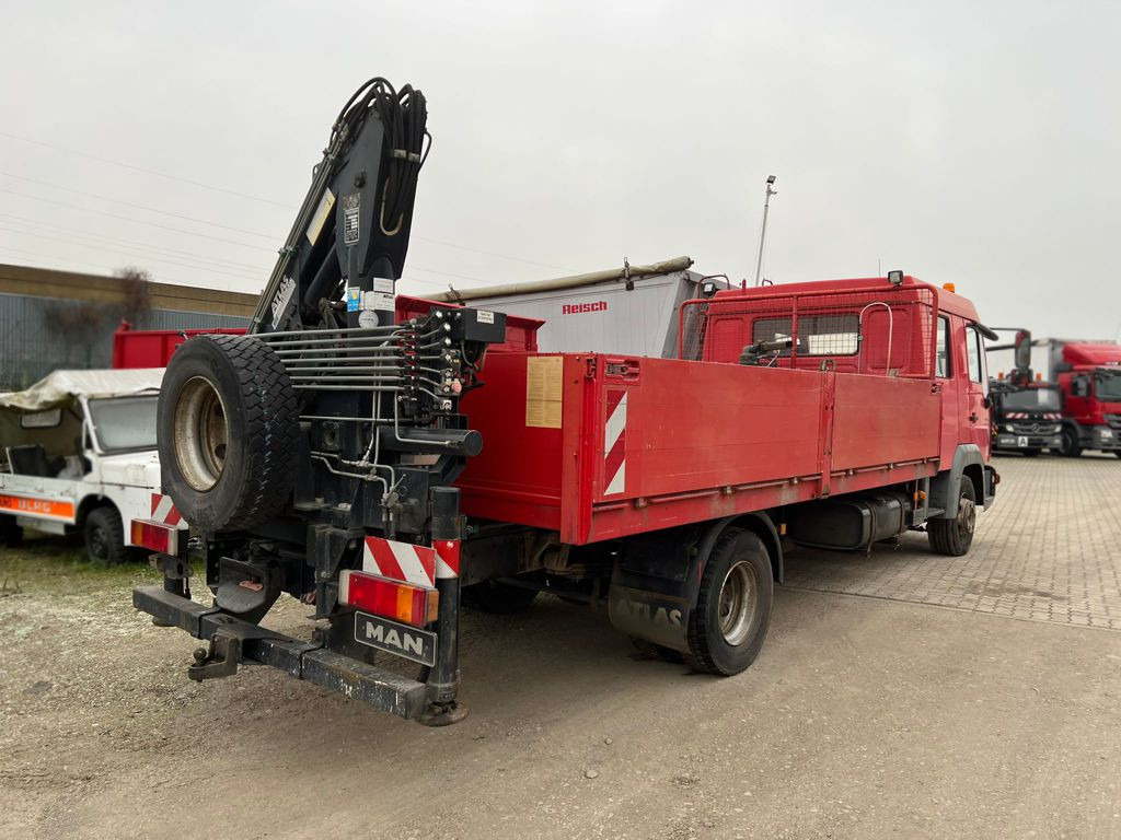 MAN LE 12.225 LC Pritsche Heckkran 6 Zylinder Doka Topzust - Dropside/ Flatbed truck, Crane truck: picture 3 MAN LE 12.225 LC Pritsche Heckkran 6 Zylinder Doka Topzust - Dropside/ Flatbed truck, Crane truck: picture 3