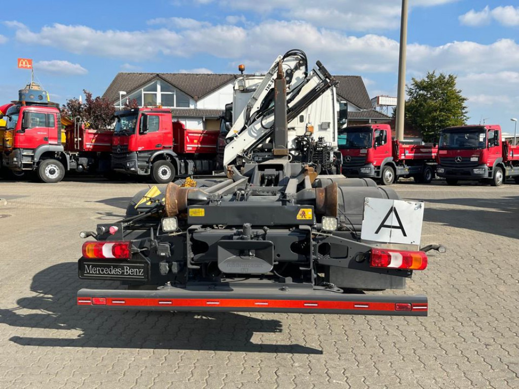 Hook lift truck, Crane truck MERCEDES-BENZ Antos 2543 L 6x2 Abrollkipper mit Kran Funk+Greiferst.: picture 11