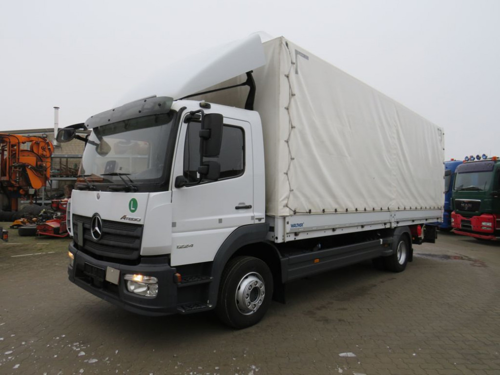 MERCEDES-BENZ Atego 1224 L  Pritsche LBW LBW 1.5to - Curtainsider truck: picture 1 MERCEDES-BENZ Atego 1224 L  Pritsche LBW LBW 1.5to - Curtainsider truck: picture 1