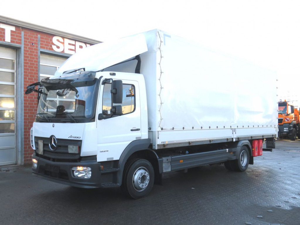 MERCEDES-BENZ Atego 1224 L  Pritsche LBW LBW 1.5to - Curtainsider truck: picture 1 MERCEDES-BENZ Atego 1224 L  Pritsche LBW LBW 1.5to - Curtainsider truck: picture 1