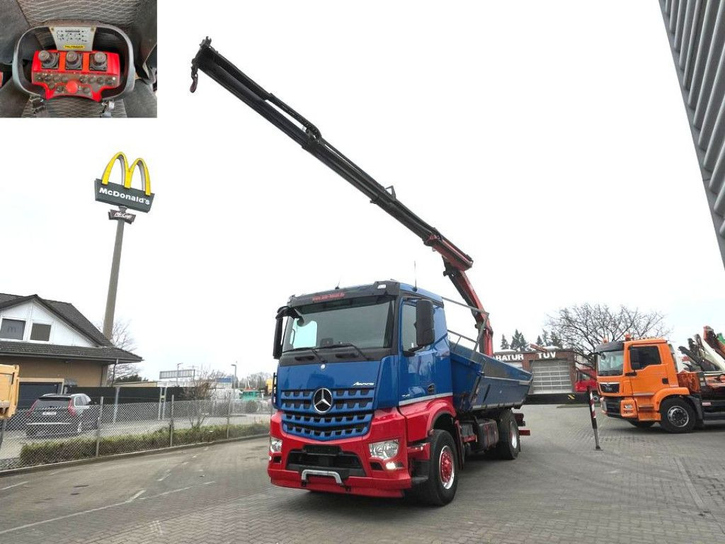 Mercedes-Benz Arocs 1845 4x4 HAD 2-Achs Allradkipper Kran Funk Mercedes-Benz Arocs 1845 4x4 HAD 2-Achs Allradkipper Heckkran - Tipper, Crane truck: picture 1 Mercedes-Benz Arocs 1845 4x4 HAD 2-Achs Allradkipper Kran Funk Mercedes-Benz Arocs 1845 4x4 HAD 2-Achs Allradkipper Heckkran - Tipper, Crane truck: picture 1