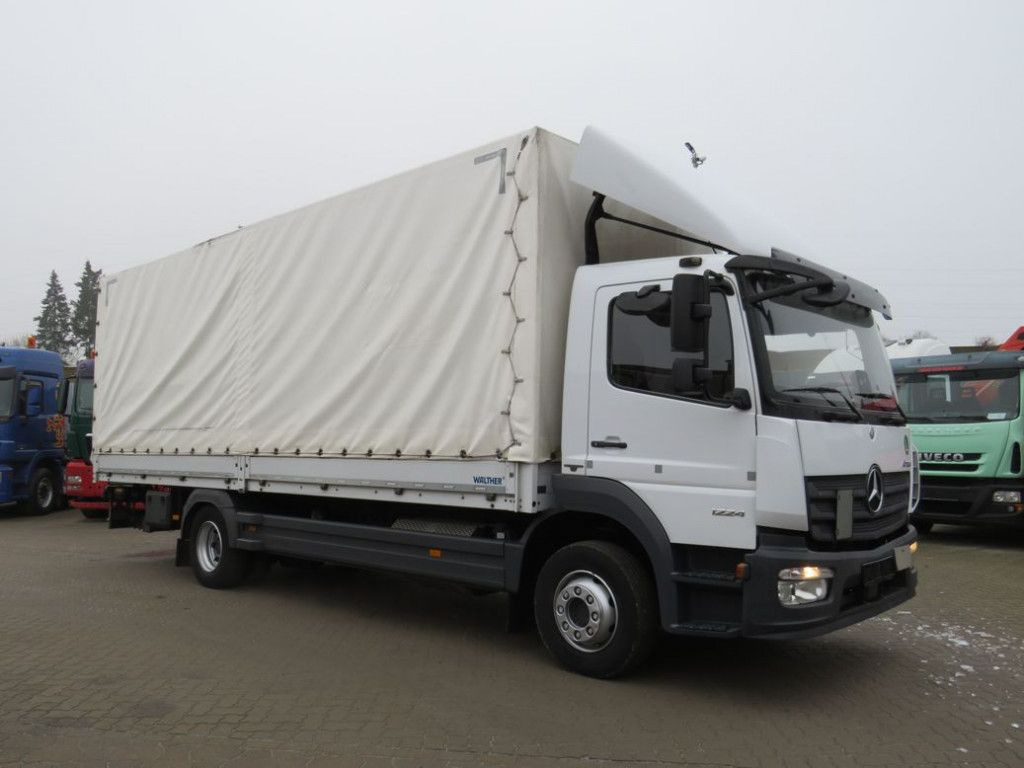 Mercedes-Benz Atego 1224 L Pritsche LBW LBW 1.5to - Curtainsider truck: picture 2 Mercedes-Benz Atego 1224 L Pritsche LBW LBW 1.5to - Curtainsider truck: picture 2