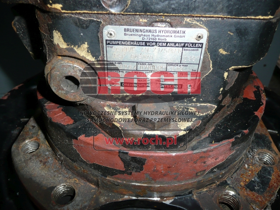 BRUENINGHAUS HYDROMATIK + LOHMANN AA10VE45EZ1/50W1-PSF68B020 938284 00938284 + 39/6 1010 38177 - Hydraulic motor for Utility/ Special vehicle: picture 2 BRUENINGHAUS HYDROMATIK + LOHMANN AA10VE45EZ1/50W1-PSF68B020 938284 00938284 + 39/6 1010 38177 - Hydraulic motor for Utility/ Special vehicle: picture 2