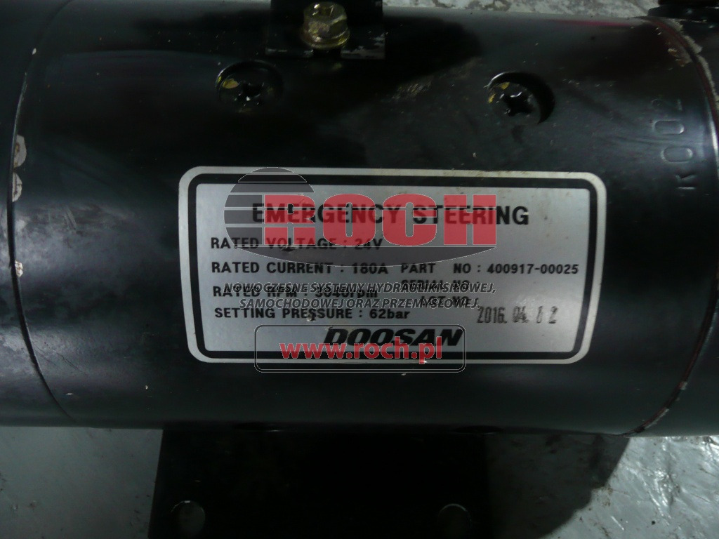 DOOSAN 33G8-34001 + 400917-00025 24V 180A 3040 RPM 62 BAR + ARD1308 24V 300A - Hydraulic pump: picture 2 DOOSAN 33G8-34001 + 400917-00025 24V 180A 3040 RPM 62 BAR + ARD1308 24V 300A - Hydraulic pump: picture 2