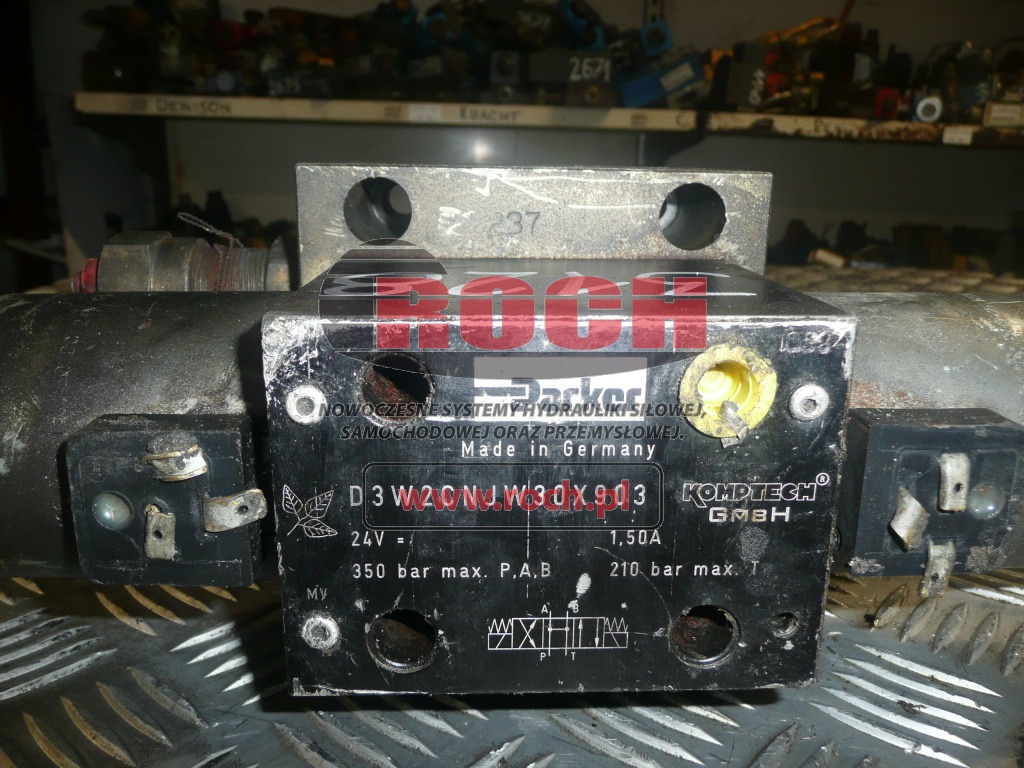 PARKER KOŚĆ - 1 SEKCYJNY + D3W2CNJW30X903 + MSM 924586-012 24V - Hydraulic valve: picture 1 PARKER KOŚĆ - 1 SEKCYJNY + D3W2CNJW30X903 + MSM 924586-012 24V - Hydraulic valve: picture 1