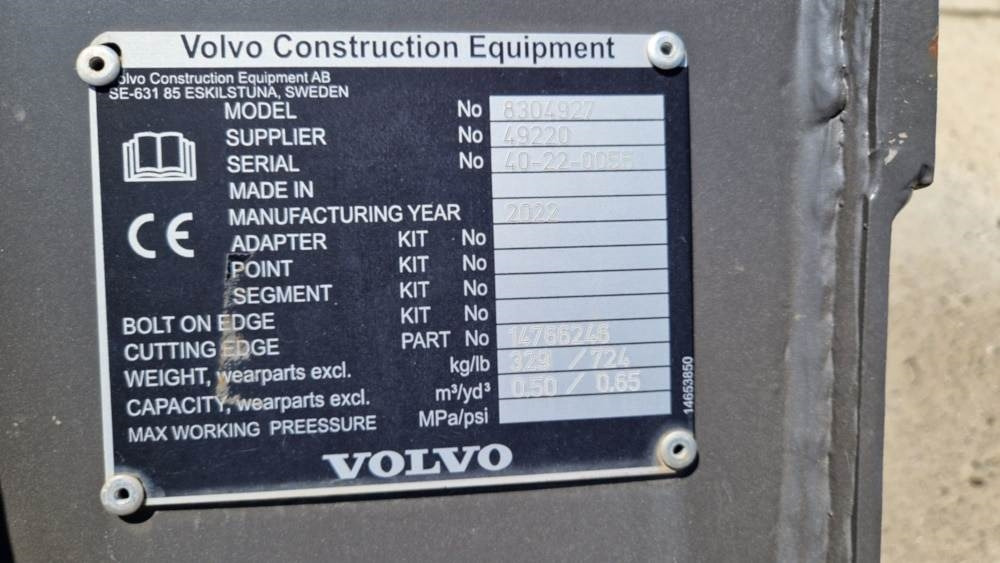 Volvo Tieflöffel mit Messer - Backhoe loader: picture 5 Volvo Tieflöffel mit Messer - Backhoe loader: picture 5