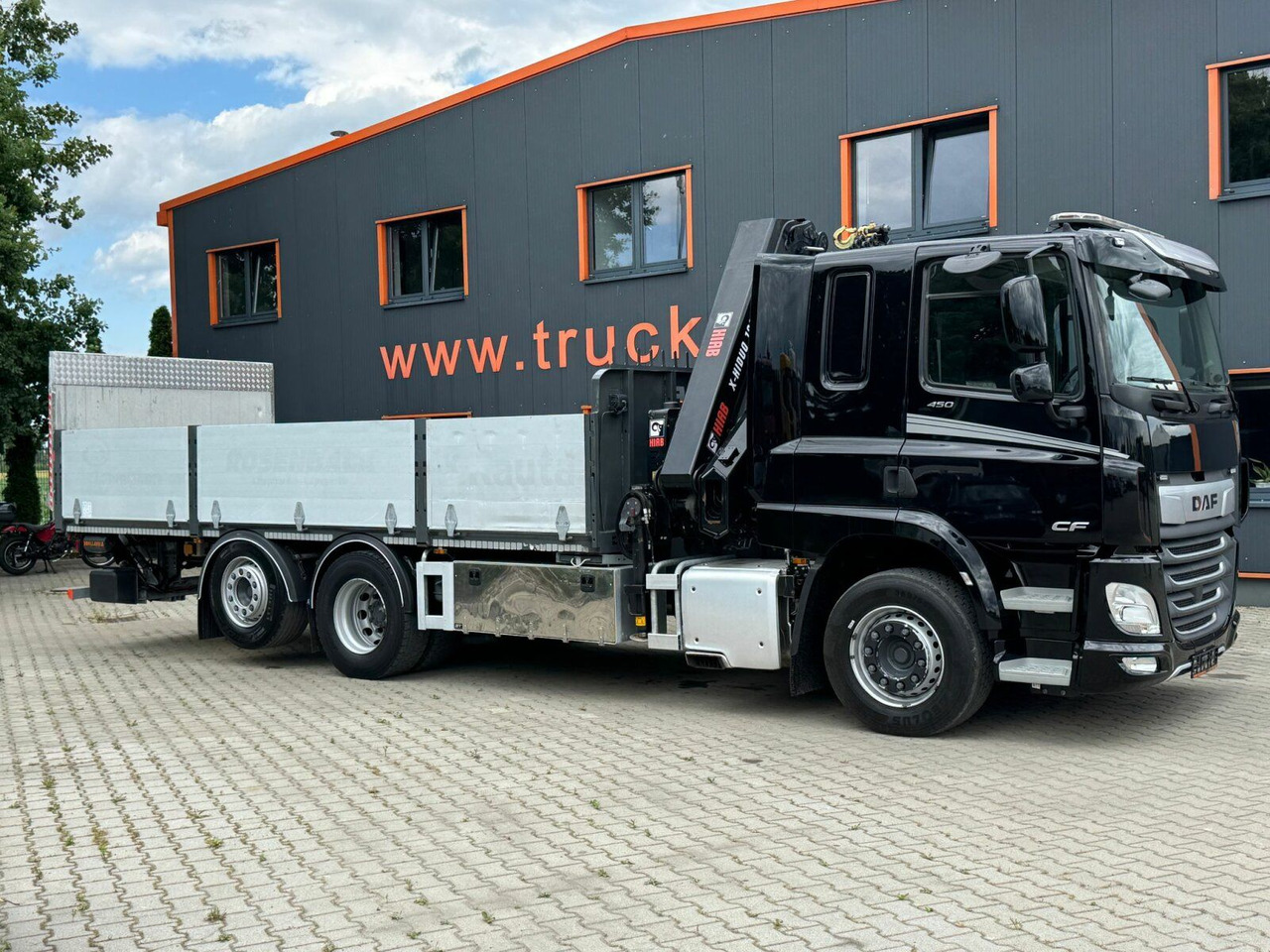 DAF CF 450 FAN 6x2 Pritsche mit Kran HIAB 188 E-6 - Crane truck: picture 5 DAF CF 450 FAN 6x2 Pritsche mit Kran HIAB 188 E-6 - Crane truck: picture 5