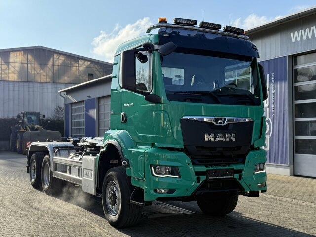 MAN TGS 28.480 6x4 Abrollkipper Meiller RS21.65 - Hook lift truck: picture 1 MAN TGS 28.480 6x4 Abrollkipper Meiller RS21.65 - Hook lift truck: picture 1
