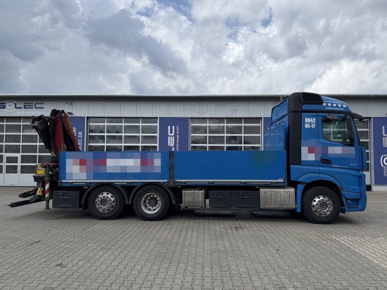 Mercedes-Benz ACTROS 2545 6x2 Pritsche Kran Palfinger PK20001K - Dropside/ Flatbed truck, Crane truck: picture 2 Mercedes-Benz ACTROS 2545 6x2 Pritsche Kran Palfinger PK20001K - Dropside/ Flatbed truck, Crane truck: picture 2