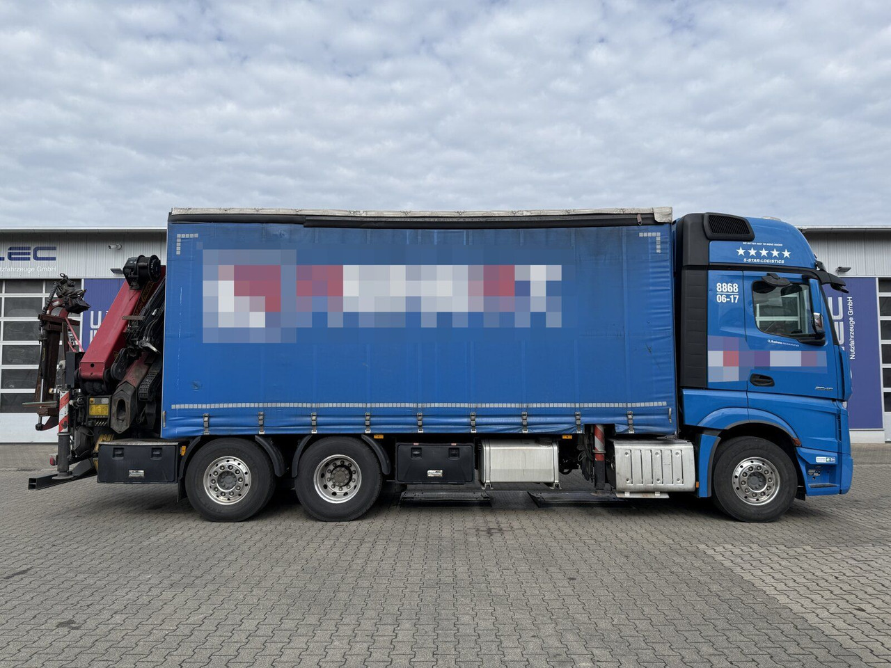 Mercedes-Benz Actros 6x2 Pritsche Kran Palfinger PK34002 + JIB - Dropside/ Flatbed truck, Crane truck: picture 2 Mercedes-Benz Actros 6x2 Pritsche Kran Palfinger PK34002 + JIB - Dropside/ Flatbed truck, Crane truck: picture 2