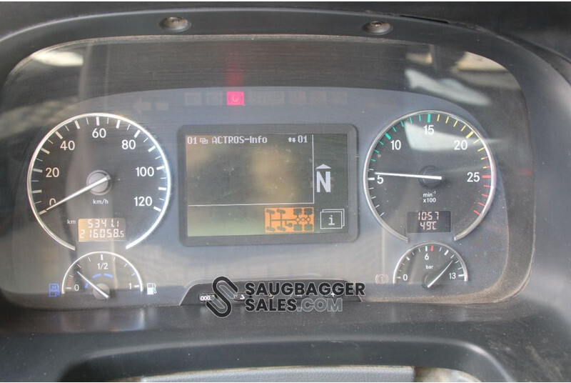 Vacuum truck Mercedes-Benz Actros 4160 V8 RSP 3T 2014 Saugbagger: picture 13