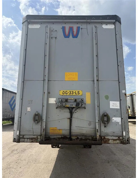 Closed box semi-trailer Van Hool 2x van Hool mega schuifzeil opleggers: picture 1