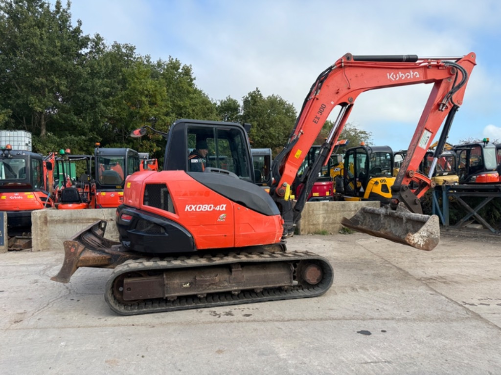 Kubota KX 080-4 - Mini excavator: picture 1 Kubota KX 080-4 - Mini excavator: picture 1