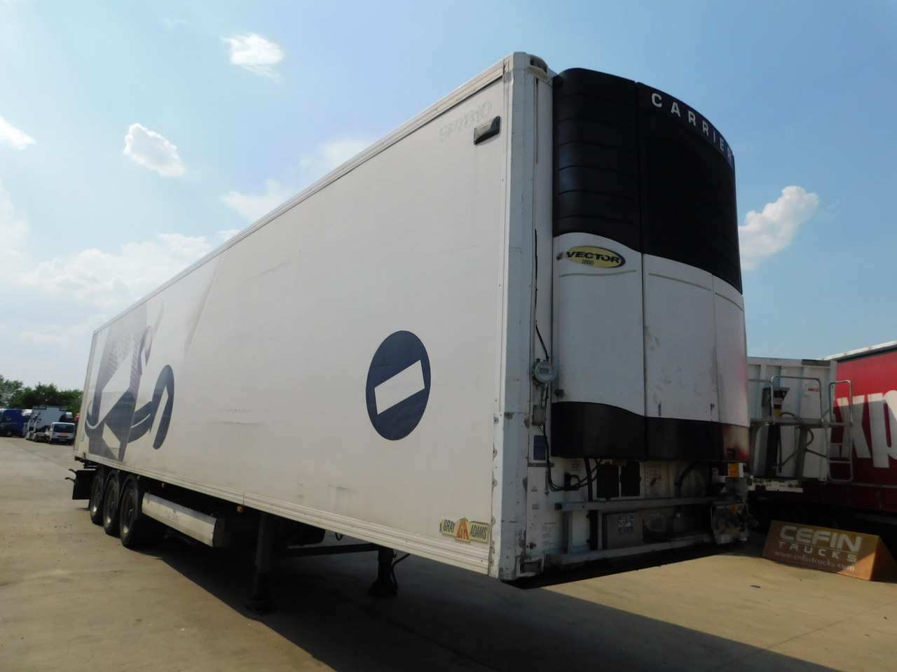 Gray adams Ga3b9 - Refrigerator semi-trailer: picture 2 Gray adams Ga3b9 - Refrigerator semi-trailer: picture 2