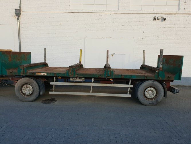 Anhänger Plateau Anhänger Pritsche Plateau, Rungen, 3x vorh. - Dropside/ Flatbed trailer: picture 4 Anhänger Plateau Anhänger Pritsche Plateau, Rungen, 3x vorh. - Dropside/ Flatbed trailer: picture 4