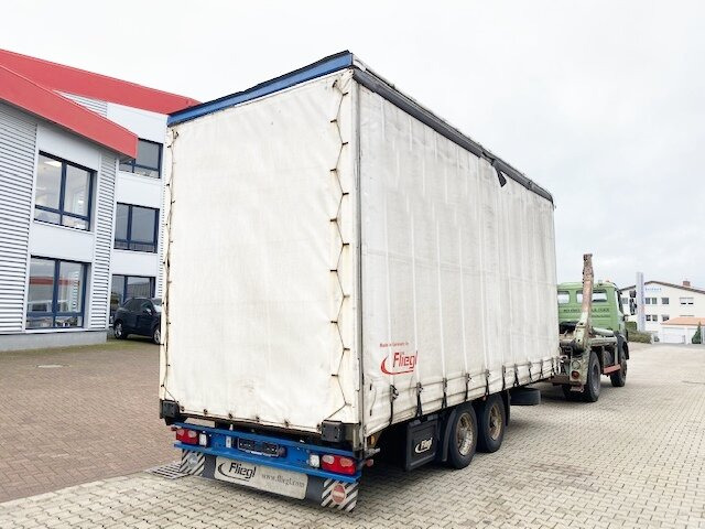 Curtainsider trailer Fliegl TPS 118 TPS 118 Glastransporter, Edscha-Verdeck: picture 11