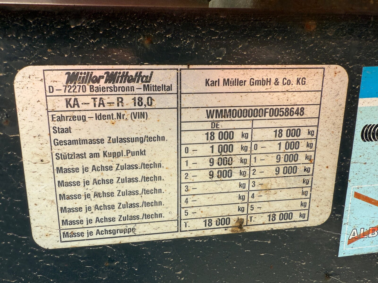 KA-TA-R 18.0 KA-TA-R 18.0, Alu-Bordwände, ca. 10m³ - Tipper trailer: picture 2 KA-TA-R 18.0 KA-TA-R 18.0, Alu-Bordwände, ca. 10m³ - Tipper trailer: picture 2