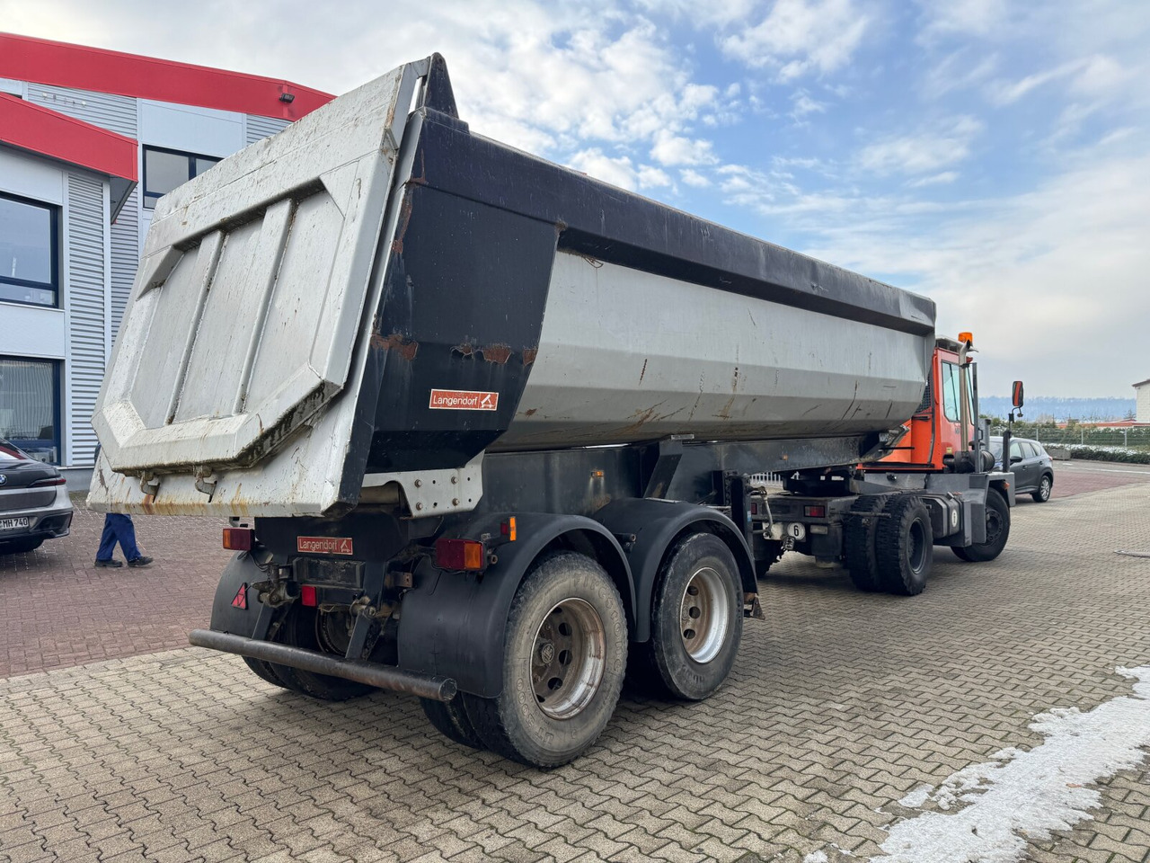 Tipper semi-trailer Langendorf SKA-HS 18/27 SKA-HS 18/27, Stahlmulde ca. 24m³: picture 7