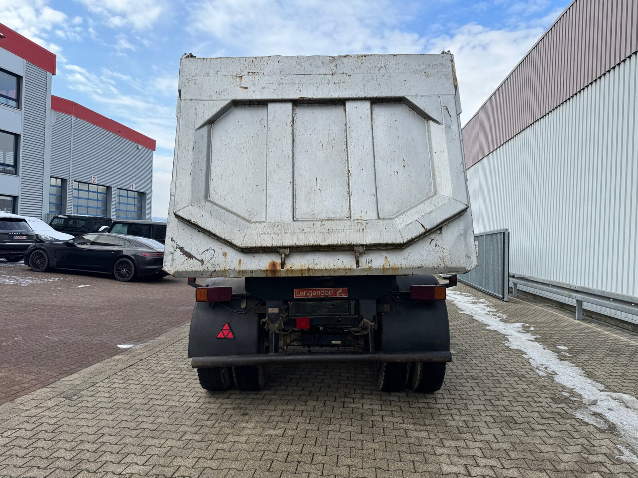 Tipper semi-trailer Langendorf SKA-HS 18/27 SKA-HS 18/27, Stahlmulde ca. 24m³: picture 6