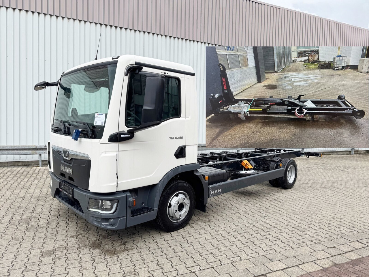 MAN TGL 8.160 4x2 BL CH TGL 8.160 4x2 BL CH, City-Abroller - Hook lift truck: picture 1 MAN TGL 8.160 4x2 BL CH TGL 8.160 4x2 BL CH, City-Abroller - Hook lift truck: picture 1