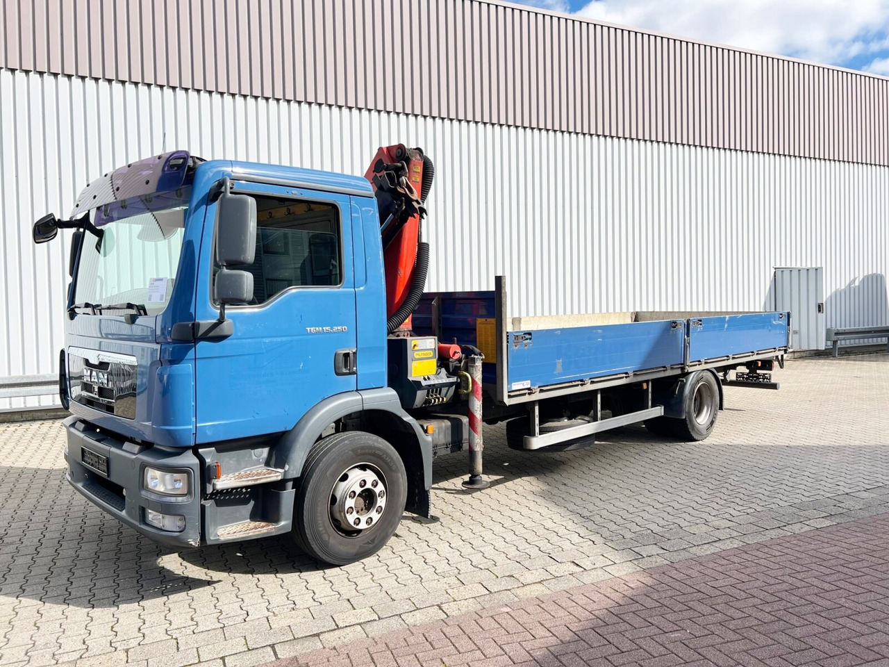 Crane truck, Dropside/ Flatbed truck MAN TGM 15.250/340 4X2 BL TGM 15.250/340 4X2 BL mit Kran Palfinger PK 11001: picture 8