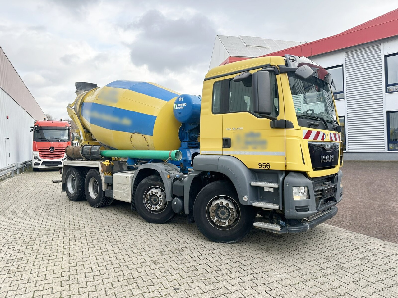 Concrete mixer truck MAN TGS 32.400 8X4 BB TGS 32.400 8x4 BB, Stetter ca. 9m³: picture 8