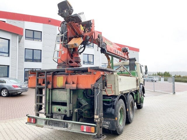 Crane truck, Dropside/ Flatbed truck Mercedes-Benz 2635 6x4 2635 6x4, V8, Heckkran Palfinger PK 28000, Funk, 28,5m-280kg: picture 11