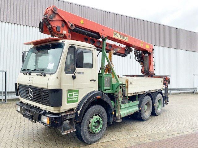 Crane truck, Dropside/ Flatbed truck Mercedes-Benz 2635 6x4 2635 6x4, V8, Heckkran Palfinger PK 28000, Funk, 28,5m-280kg: picture 8