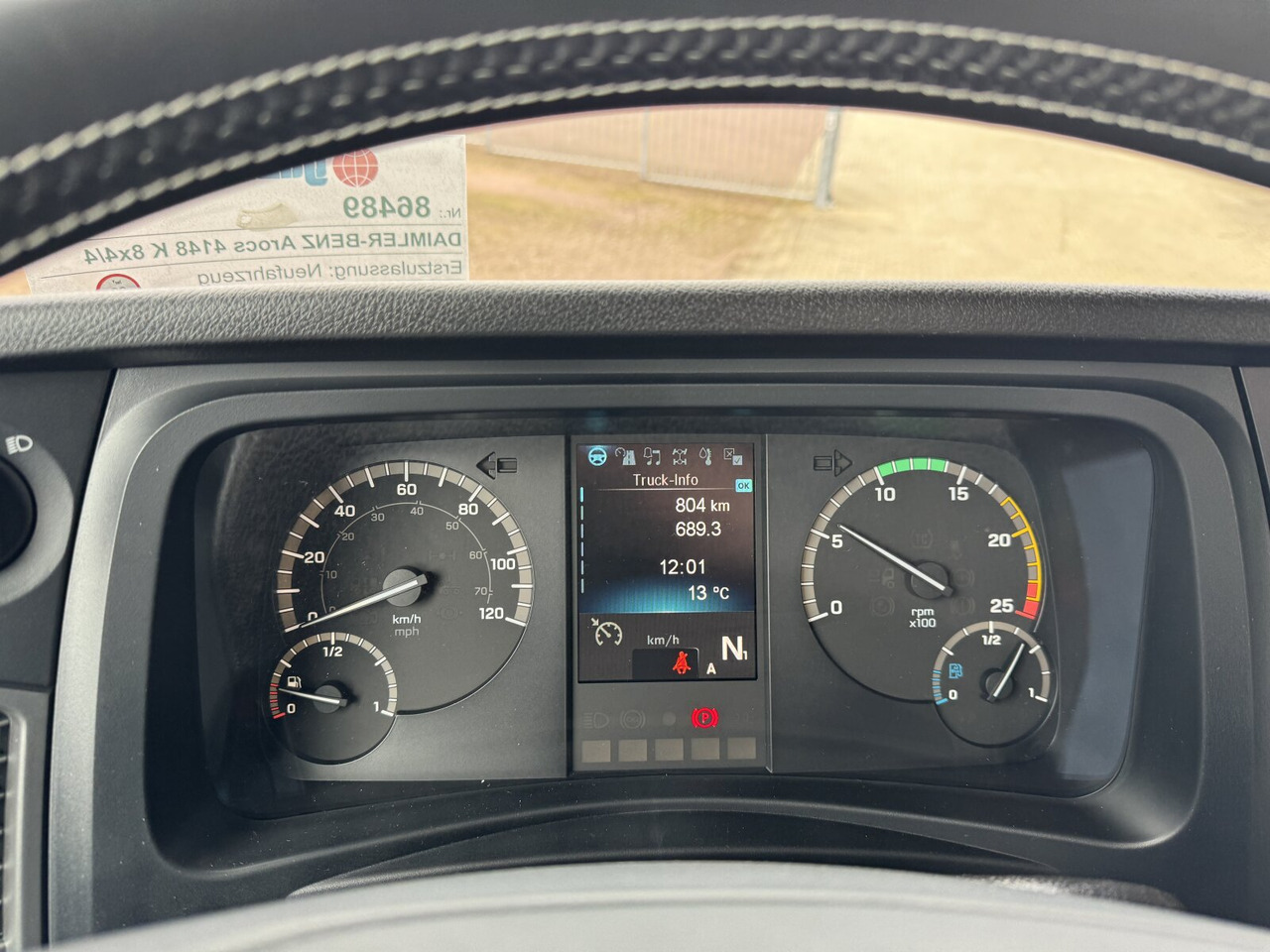 Mercedes-Benz Arocs 4148 K 8x4/4 Arocs 4148 K 8x4/4/45, Turbo-Retarder-Kupplung, Grounder - Hook lift truck: picture 5 Mercedes-Benz Arocs 4148 K 8x4/4 Arocs 4148 K 8x4/4/45, Turbo-Retarder-Kupplung, Grounder - Hook lift truck: picture 5