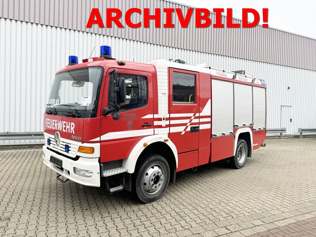 Mercedes-Benz Atego 917 4x4, LF 10 Atego 917 4x4, LF 10, Einzelbereifung, AT-Motor - Ambulance: picture 1 Mercedes-Benz Atego 917 4x4, LF 10 Atego 917 4x4, LF 10, Einzelbereifung, AT-Motor - Ambulance: picture 1