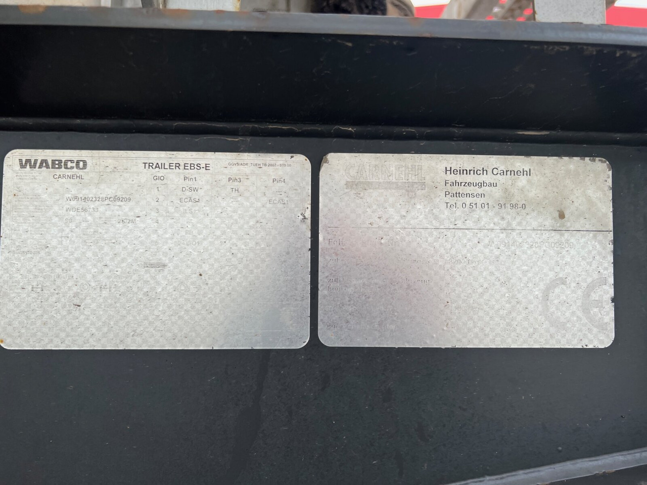 Carnehl CHKS32/2HG CHKS32/2HG, Stahlmulde ca. 23m³, Liftachse - Semi-trailer: picture 4 Carnehl CHKS32/2HG CHKS32/2HG, Stahlmulde ca. 23m³, Liftachse - Semi-trailer: picture 4