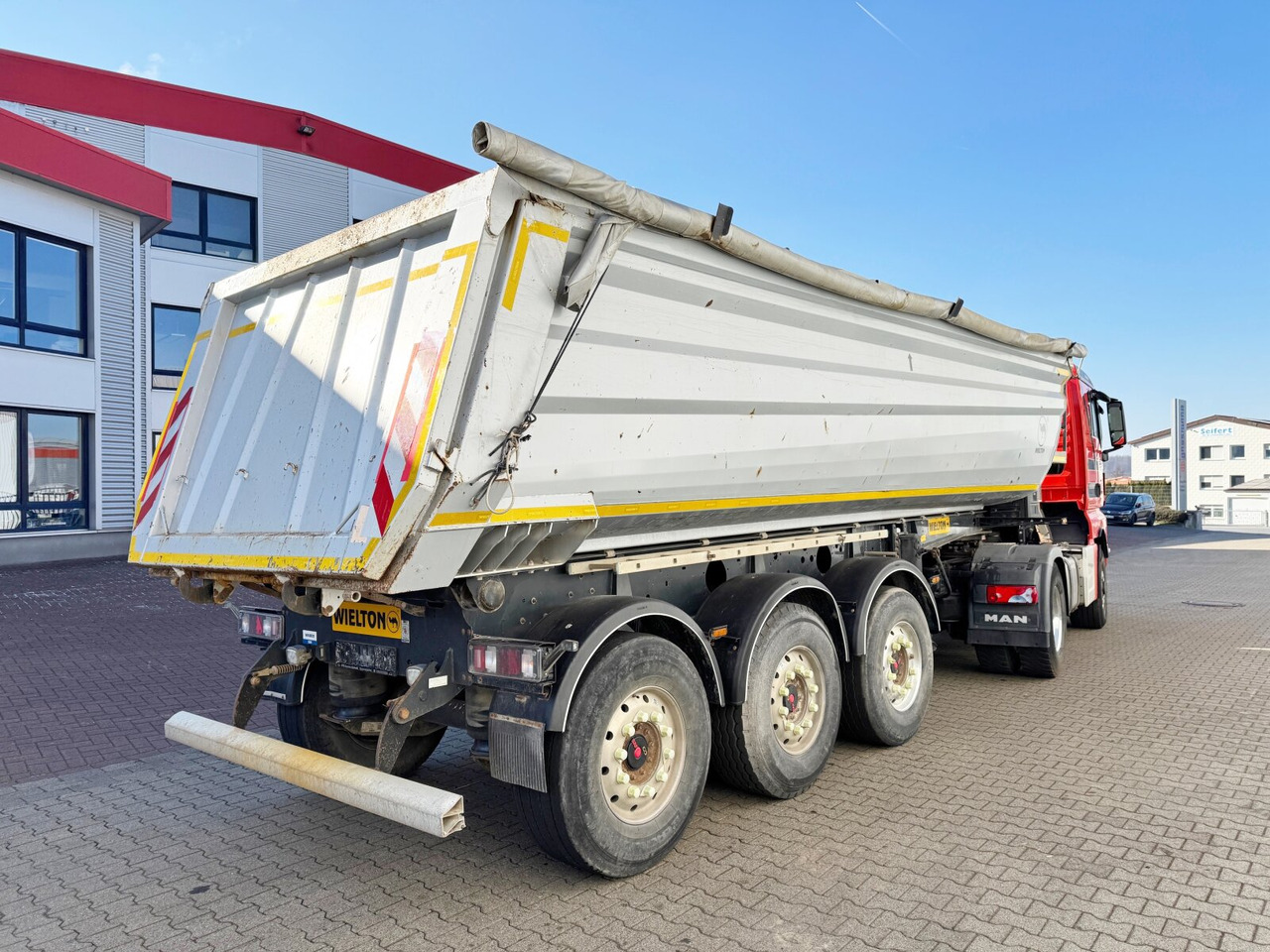 Semi-trailer NW-3 NW-3, Liftachse, Stahlmulde ca. 26m³: picture 6 Semi-trailer NW-3 NW-3, Liftachse, Stahlmulde ca. 26m³: picture 6