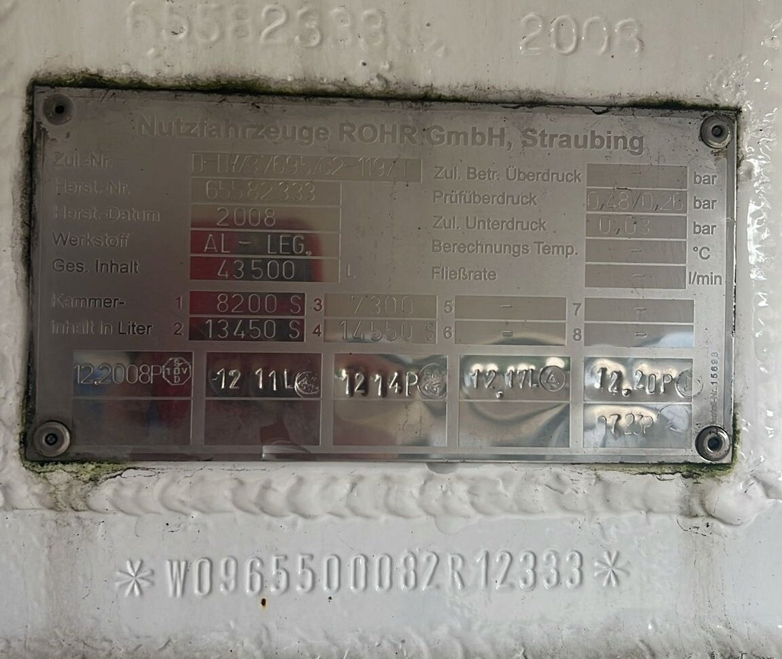 TAL-A-ZE 44,0 TAL-A-ZE 44,0, 43.500l, 4 Kammern, Untenbefüllung - Tank semi-trailer: picture 3 TAL-A-ZE 44,0 TAL-A-ZE 44,0, 43.500l, 4 Kammern, Untenbefüllung - Tank semi-trailer: picture 3