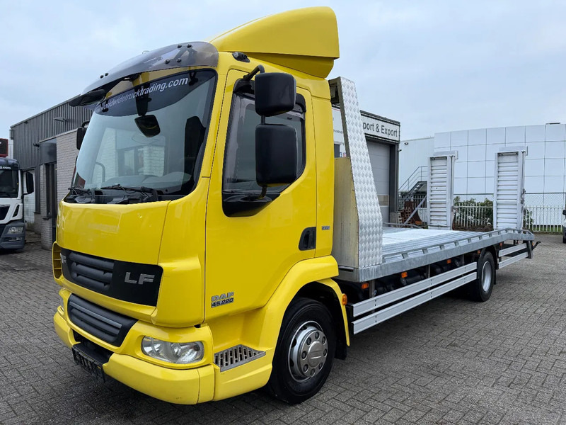 DAF LF 45 220 + BIG ALLU RAMPS + WINCH + TUV / APK + EURO 5 EEV + AIRCO - Autotransporter truck: picture 1 DAF LF 45 220 + BIG ALLU RAMPS + WINCH + TUV / APK + EURO 5 EEV + AIRCO - Autotransporter truck: picture 1