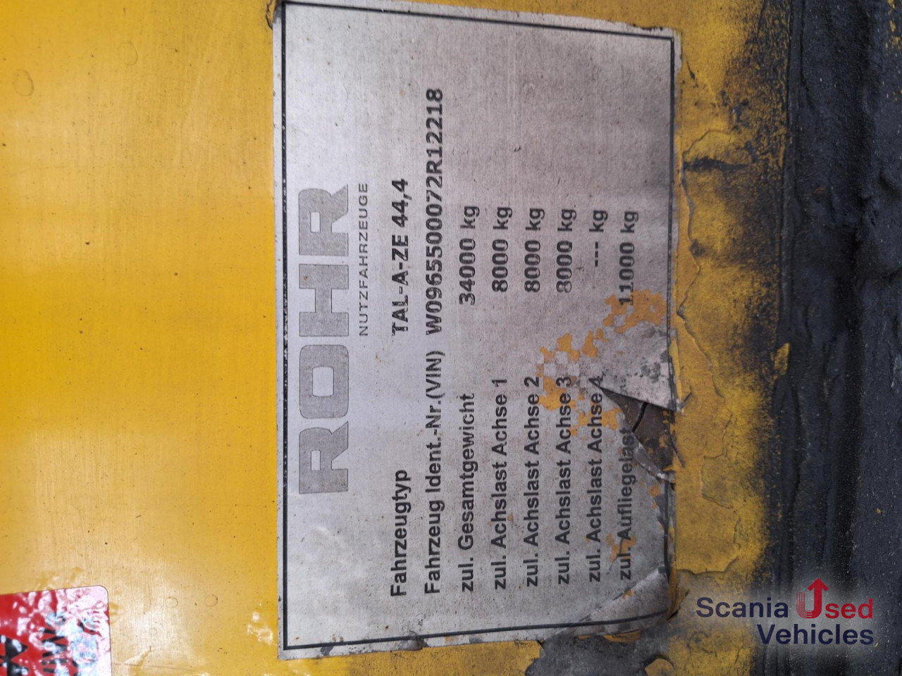 ROHR Tankauflieger f. Treibst. 4 Kammern 2 x Lift - Tank semi-trailer: picture 4 ROHR Tankauflieger f. Treibst. 4 Kammern 2 x Lift - Tank semi-trailer: picture 4