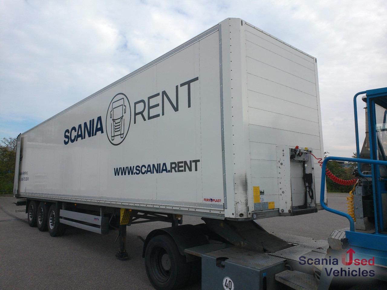 Closed box semi-trailer SCHMITZ SKO24 Iso Koffer DS m. Balken Lift TOP!!!: picture 1