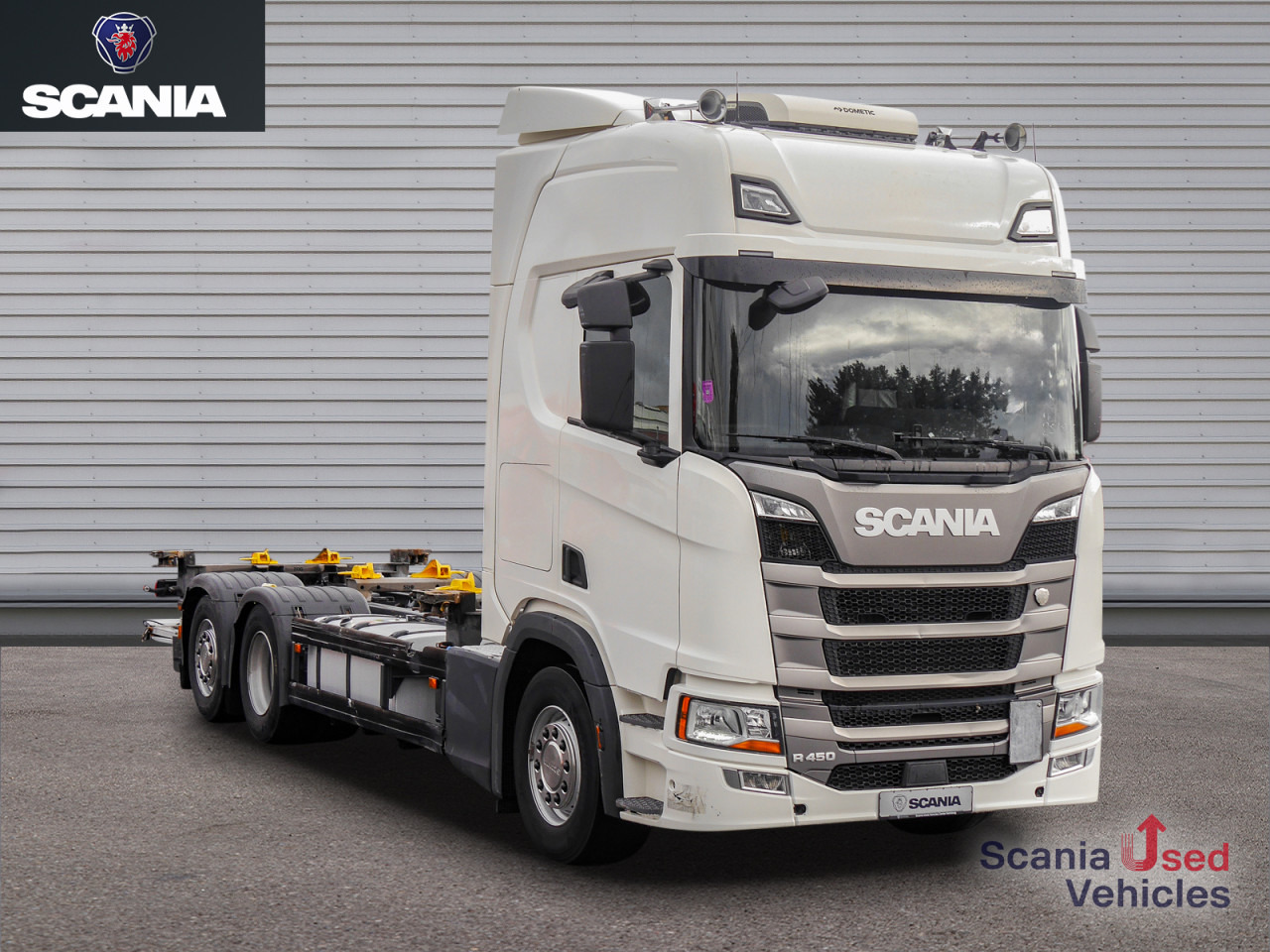 Container transporter/ Swap body truck SCANIA R 450 B6x2NB - Schaltgetriebe / LBW -: picture 7