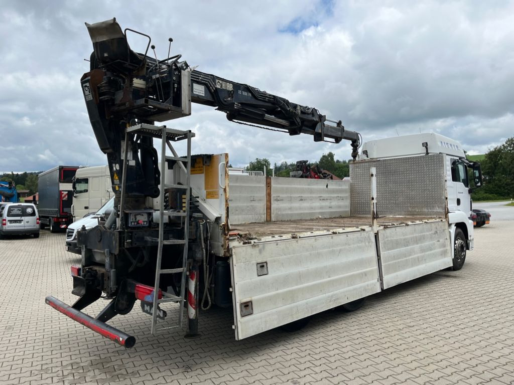 Dropside/ Flatbed truck, Crane truck MAN TGS 26.440 Baustoff mit HIAB XS 166 Kran: picture 10