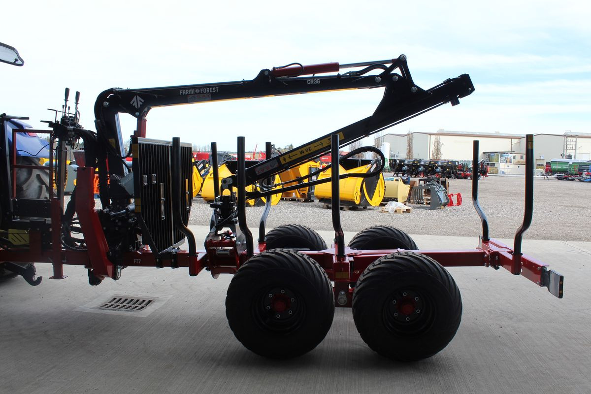 New Forestry trailer Farmi FT7-CR36 Kran-NEU: picture 6
