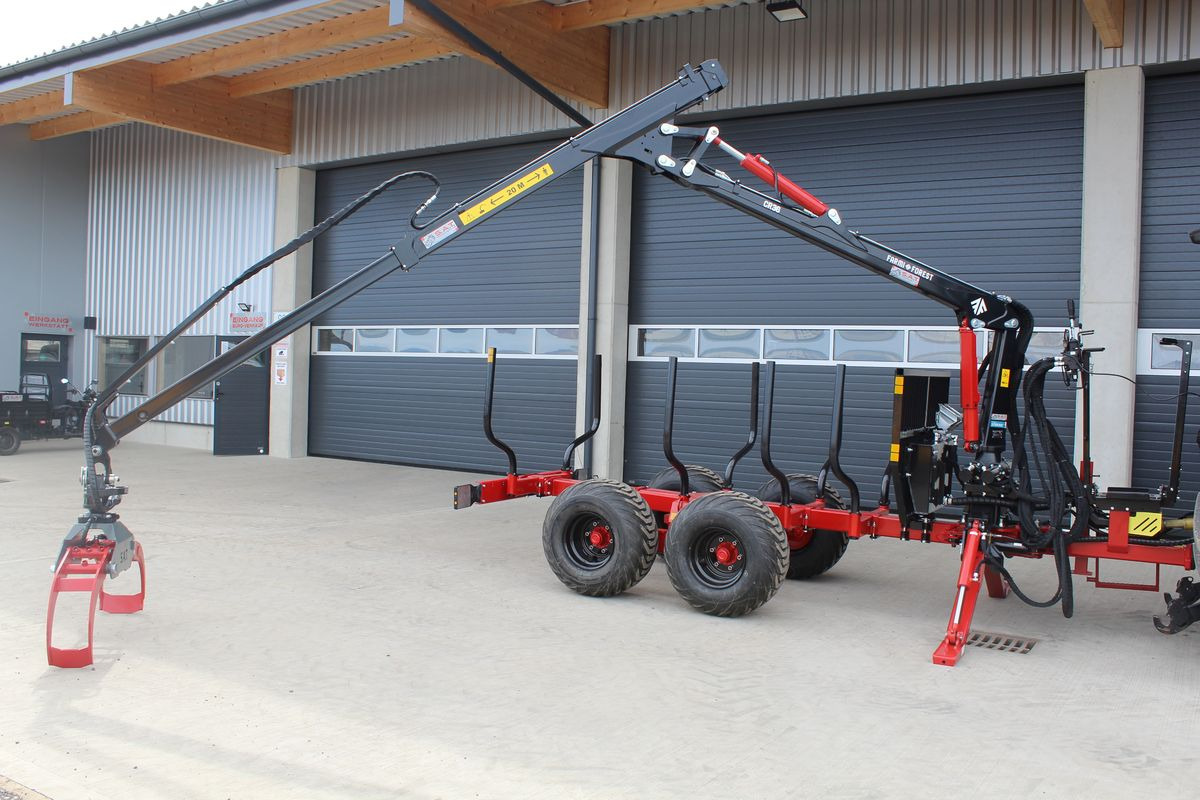 New Forestry trailer Farmi FT7-CR36 Kran-NEU: picture 13