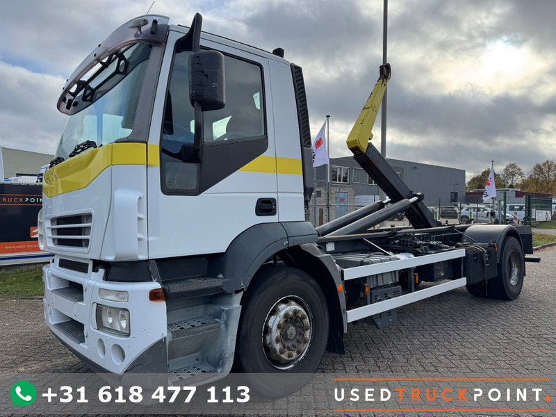 Iveco Stralis AT450 / Manual Gearbox / Full Steel / AJK HookSystem / Belgium Truck - Hook lift truck: picture 1 Iveco Stralis AT450 / Manual Gearbox / Full Steel / AJK HookSystem / Belgium Truck - Hook lift truck: picture 1