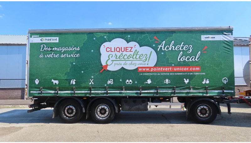 Lecitrailer 27000 kg! Liftaxel, 3 axel BPW, Edscha - Curtainsider trailer: picture 1 Lecitrailer 27000 kg! Liftaxel, 3 axel BPW, Edscha - Curtainsider trailer: picture 1