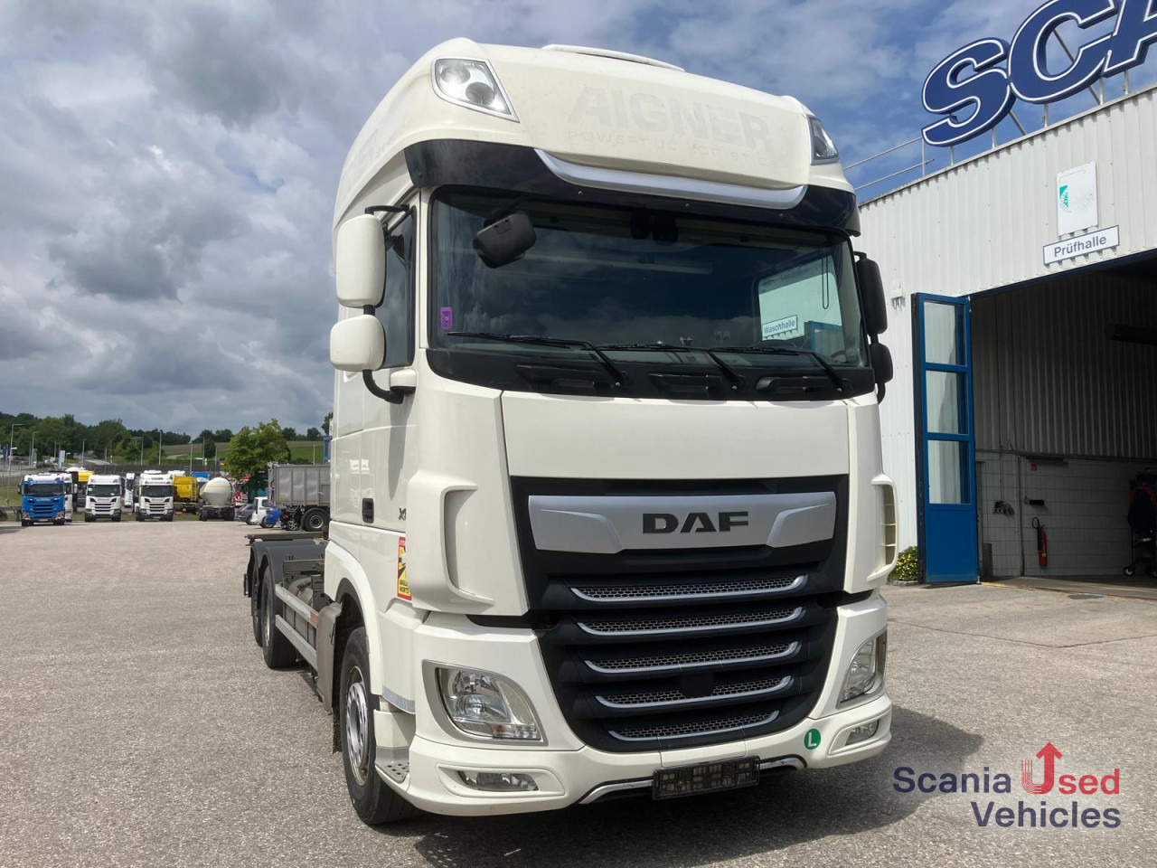 Container transporter/ Swap body truck DAF XF 480 6x2 SSC Intarder !: picture 14