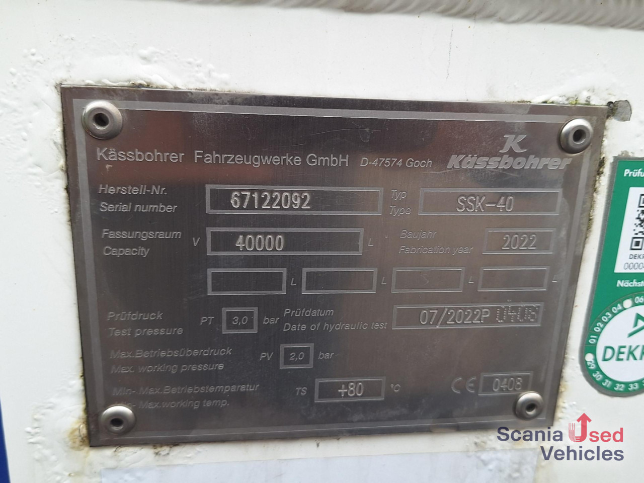 KAESSBOHRER Kippsilo SSK 40 XS Neuwertig !! - Silo semi-trailer: picture 2 KAESSBOHRER Kippsilo SSK 40 XS Neuwertig !! - Silo semi-trailer: picture 2