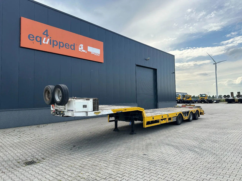 Broshuis E-2190/27 lowloader, wheel well, 4,1m extendable, steering axle - Low loader semi-trailer: picture 4 Broshuis E-2190/27 lowloader, wheel well, 4,1m extendable, steering axle - Low loader semi-trailer: picture 4