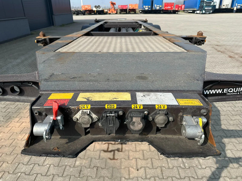 Container transporter/ Swap body semi-trailer Burg 20FT ADR (EX/II, EX/III, FL, AT) Chassis, Leergewicht : 3.690kg, SAF INTRADISC, 2x Liftachse, NL-Chassis, APK/ADR: 07-2025: picture 6