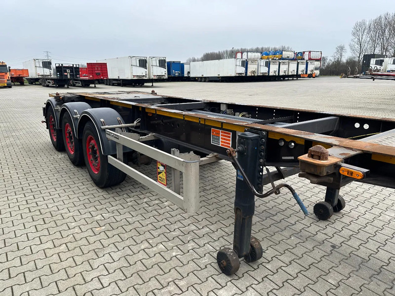 Container transporter/ Swap body semi-trailer Burg 20FT ADR (EX/II, EX/III, FL, AT) Chassis, leeggewicht: 3.690kg, SAF INTRADISC, 2x Liftaxle, NL-chassis, APK: 08-2025: picture 16
