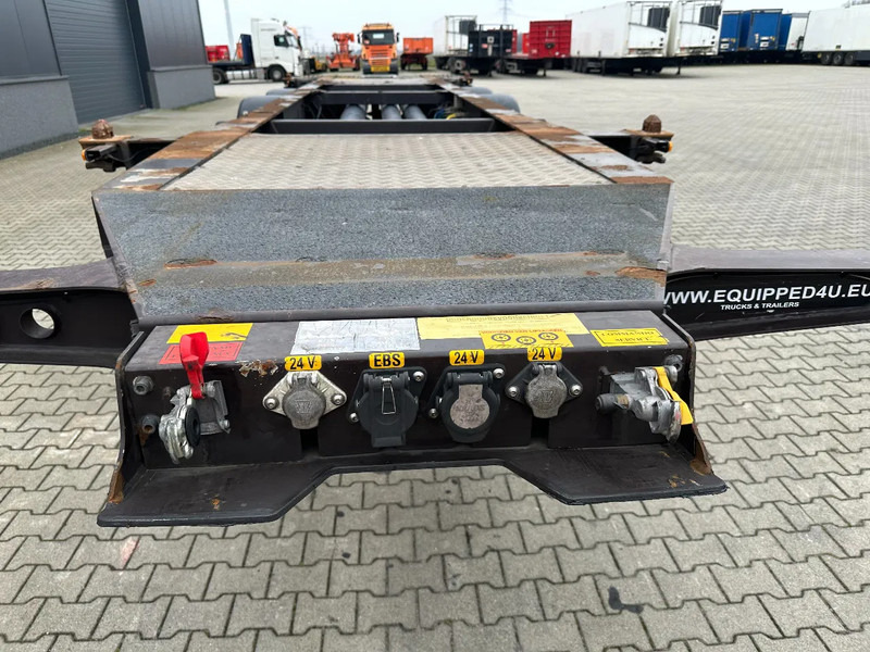 Container transporter/ Swap body semi-trailer Burg 20FT ADR (EX/II, EX/III, FL, AT) Chassis, leeggewicht: 3.690kg, SAF INTRADISC, 2x Liftaxle, NL-chassis, APK: 08-2025: picture 14